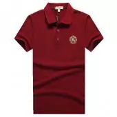 hommes burberry t-shirt polo new season rond pony red